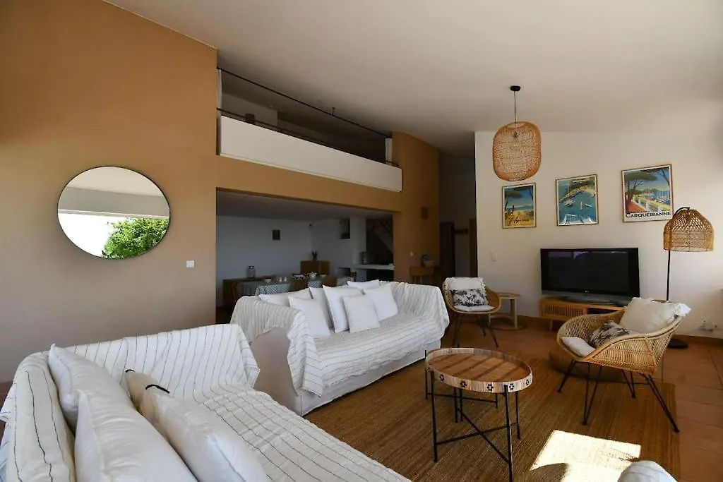 Villa Palm Springs Superb Sea View, Terrasse And Swimming Pool Carqueiranne Frankrijk